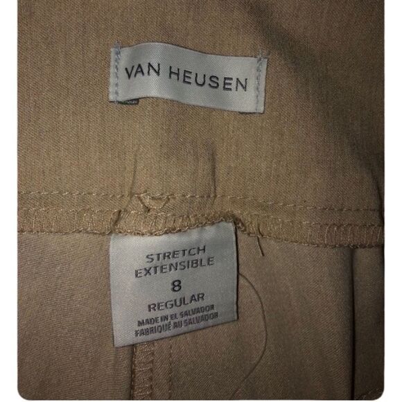 🔥Van Heusen stretch extendable khaki pants size 8 regular NWT - Picture 3 of 4